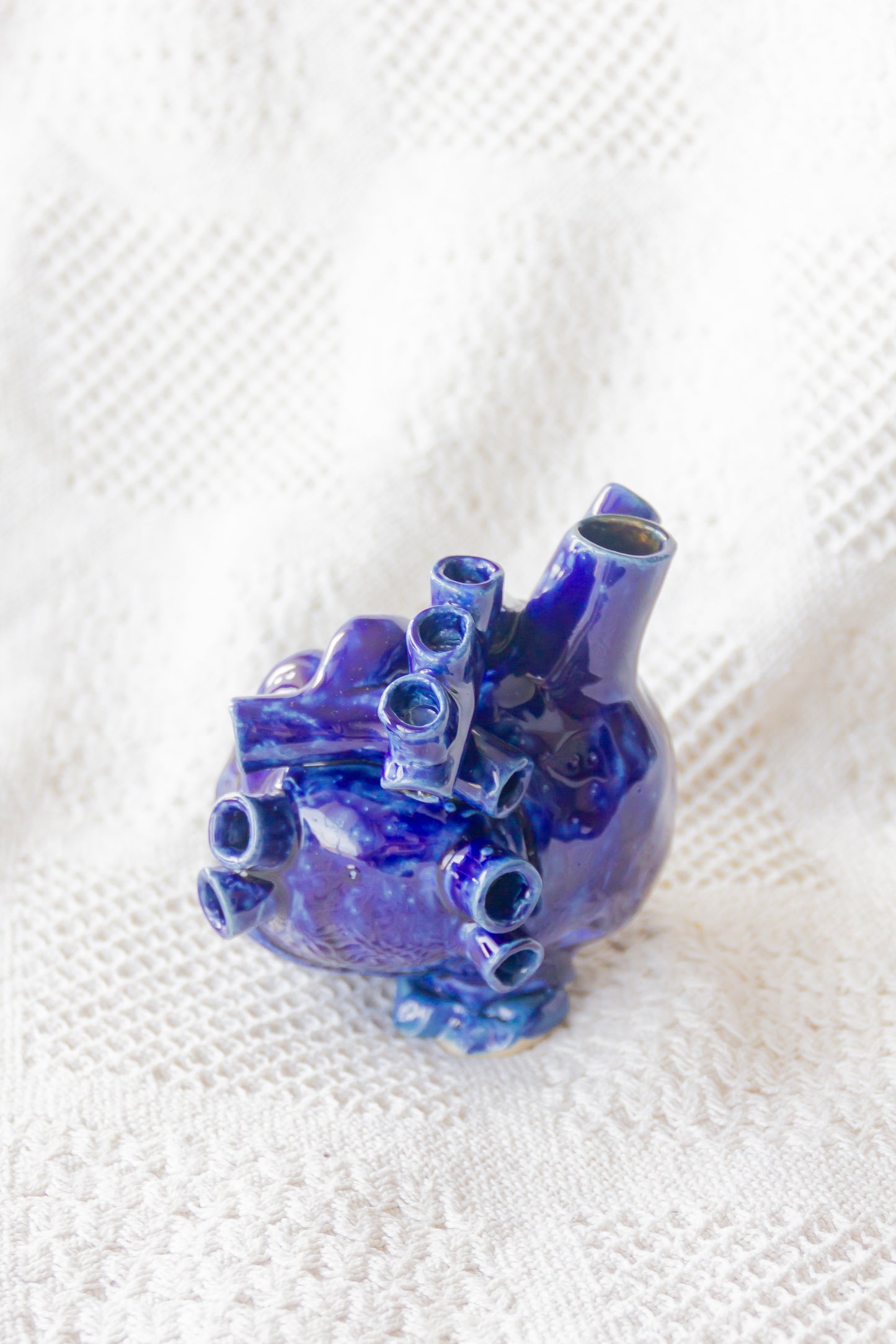 Serce ceramiczne granatowe