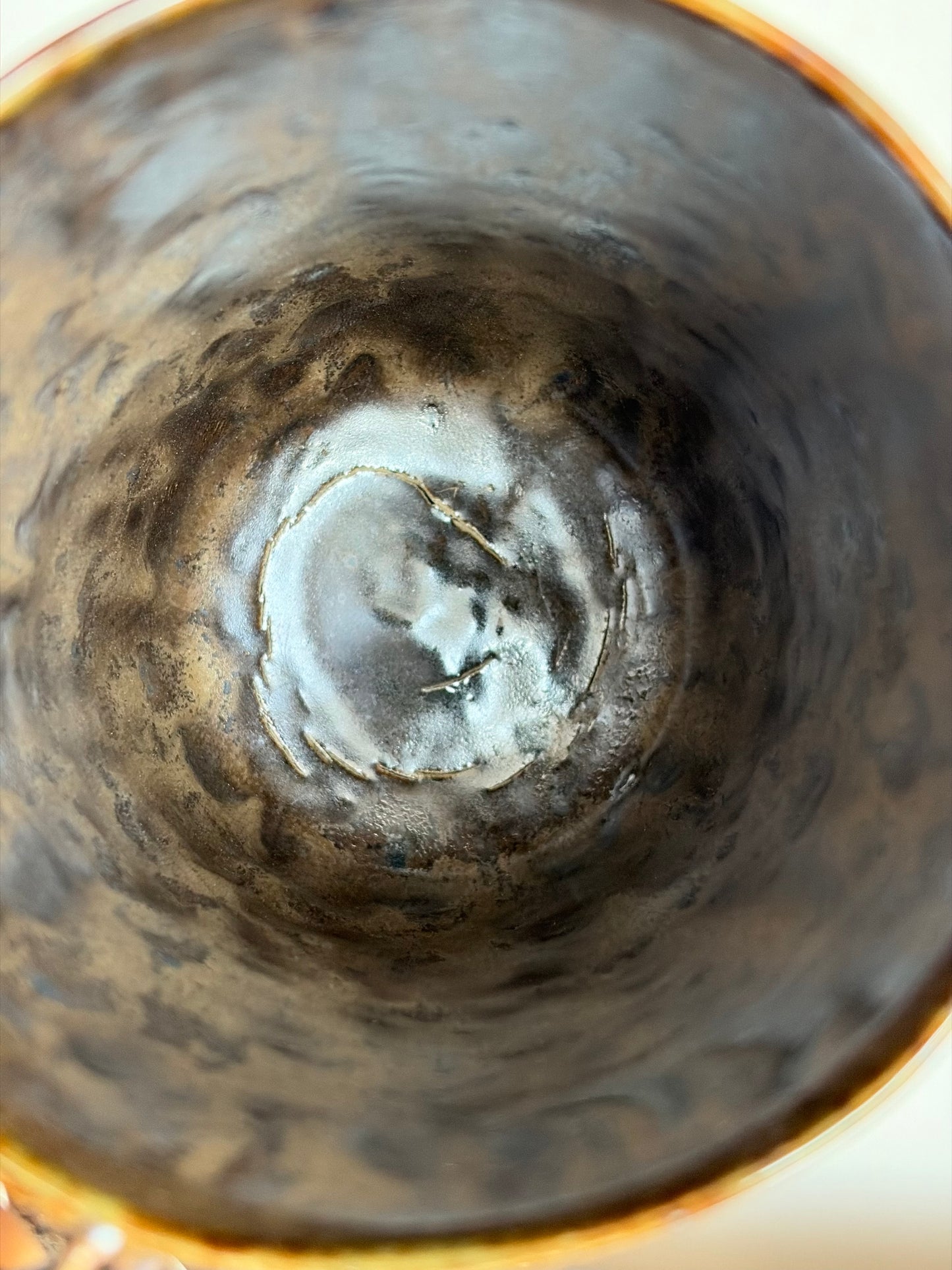 Kubek ceramiczny “Laminari” różowo-fioletowy