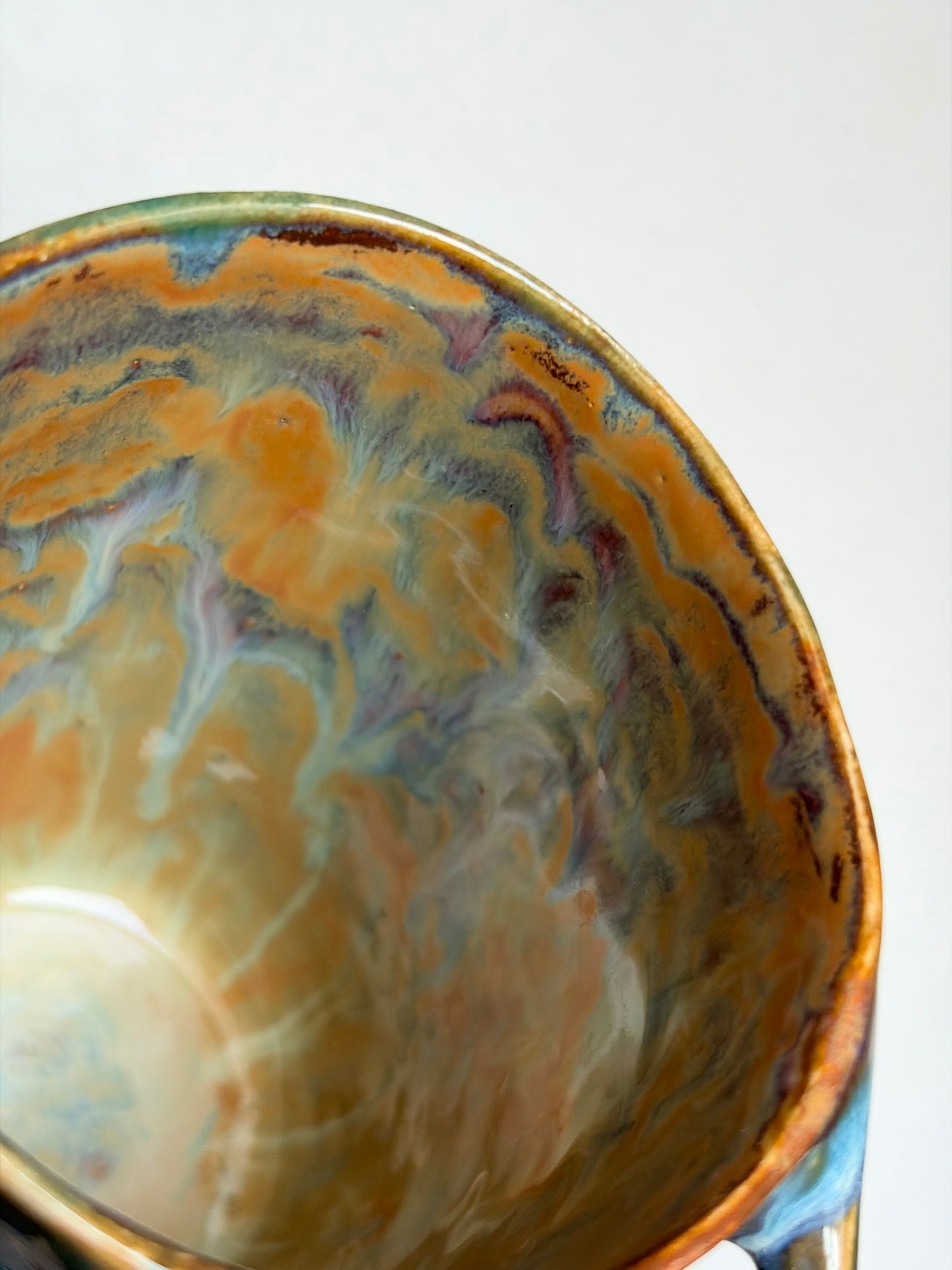 Kubek ceramiczny “Tripto” turkusowy