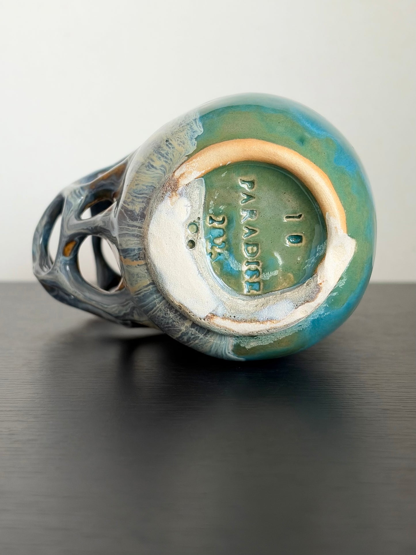 Kubek ceramiczny “Tripto” turkusowy