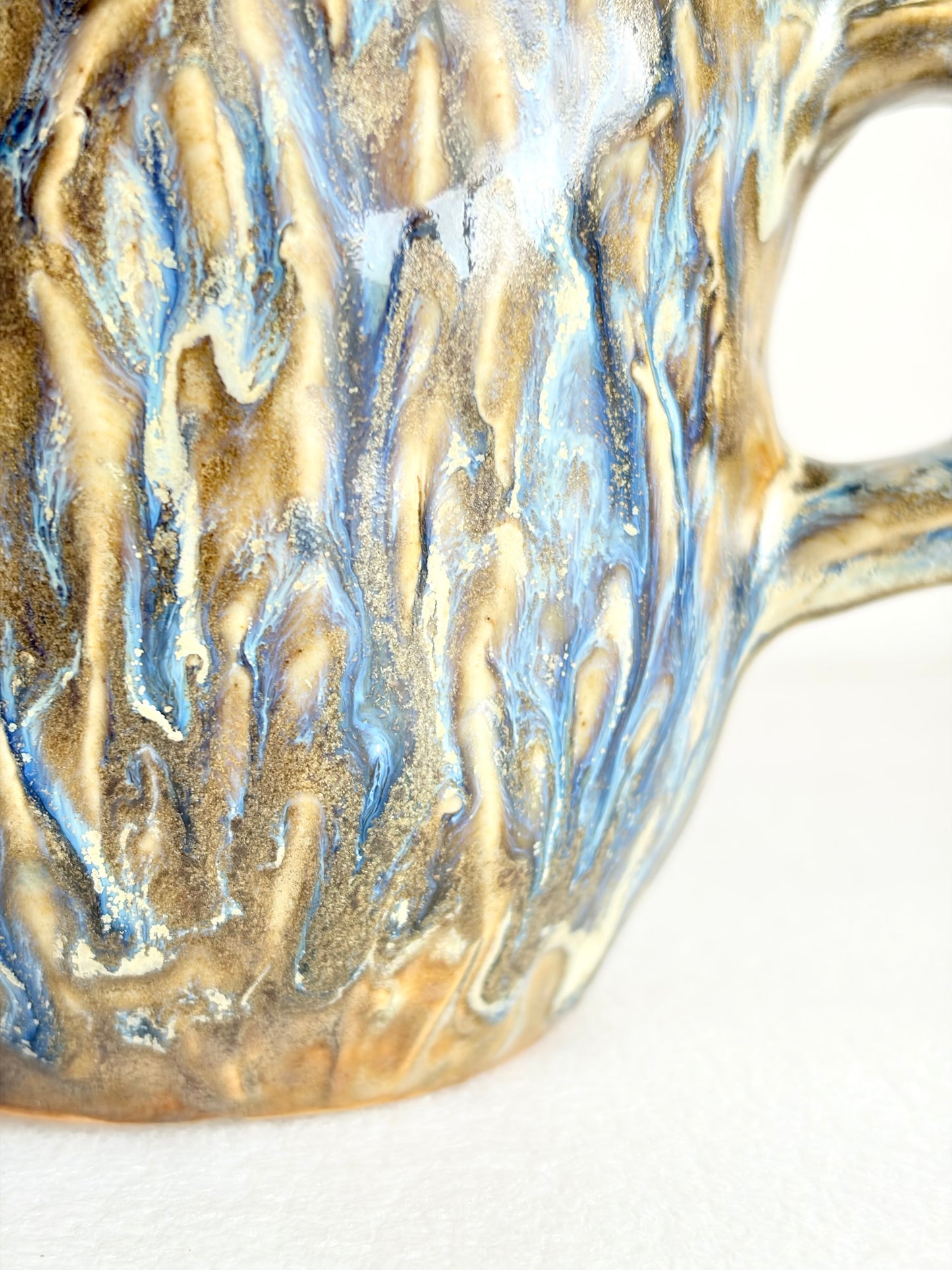 Mug en céramique, noir et marron