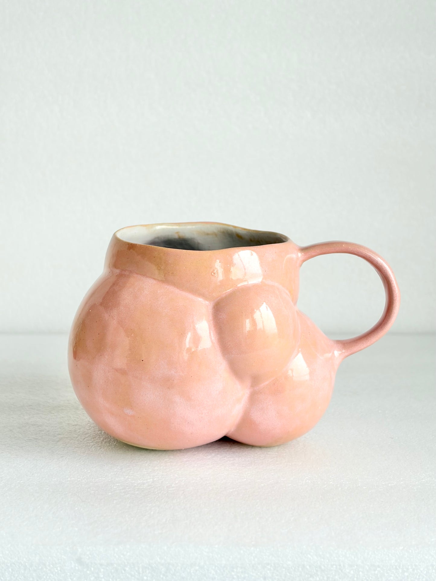 Kubek ceramiczny “Bubbles 3” różowy