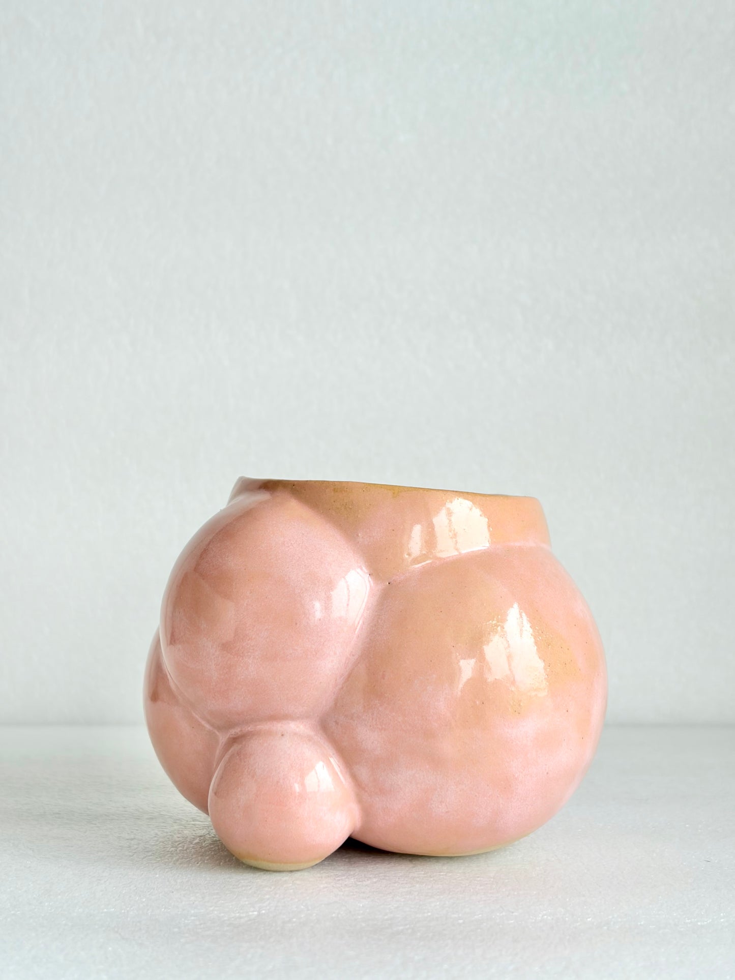 Kubek ceramiczny “Bubbles 3” różowy