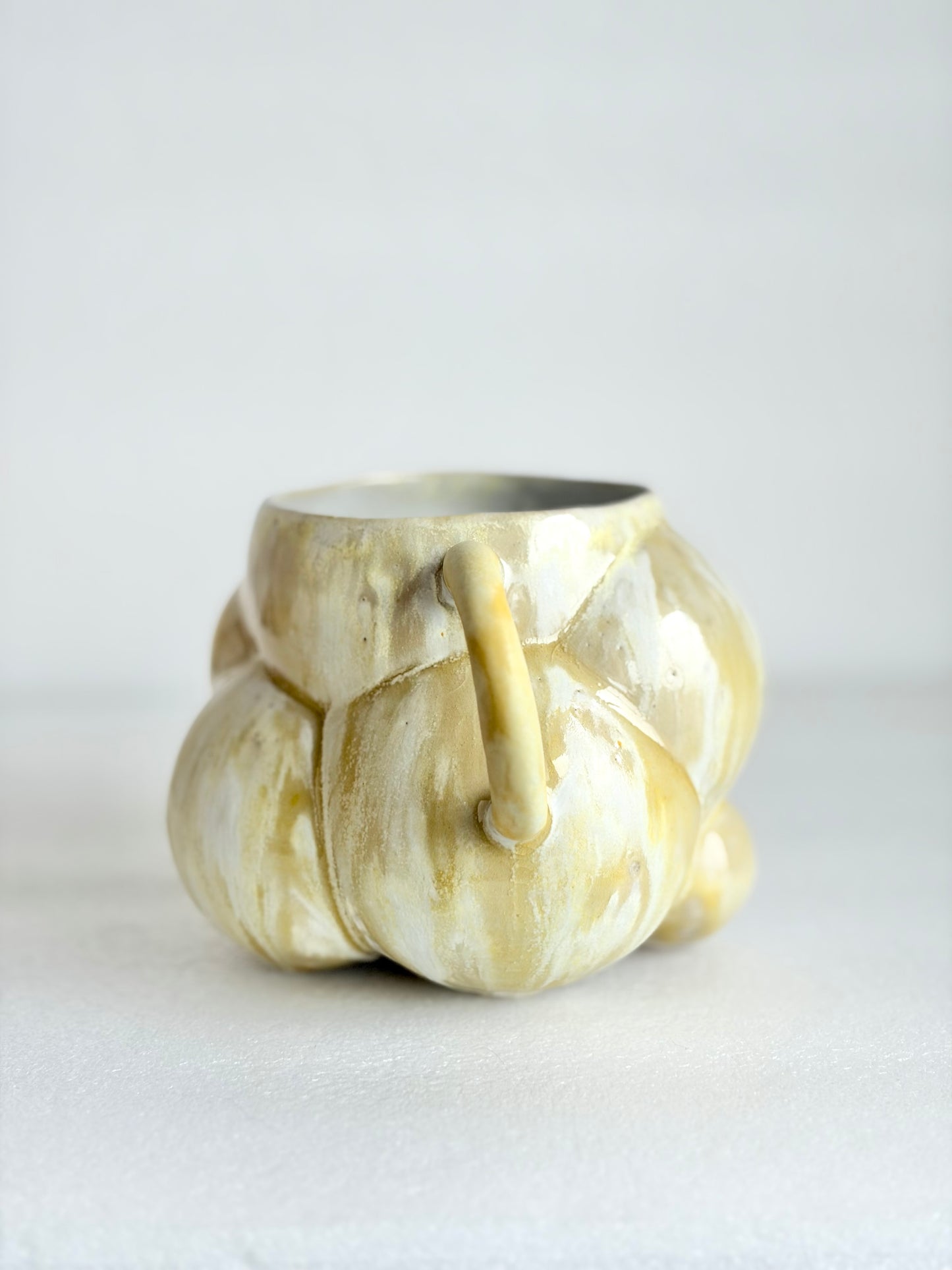 Kubek ceramiczny “Bubbles 3” żółty