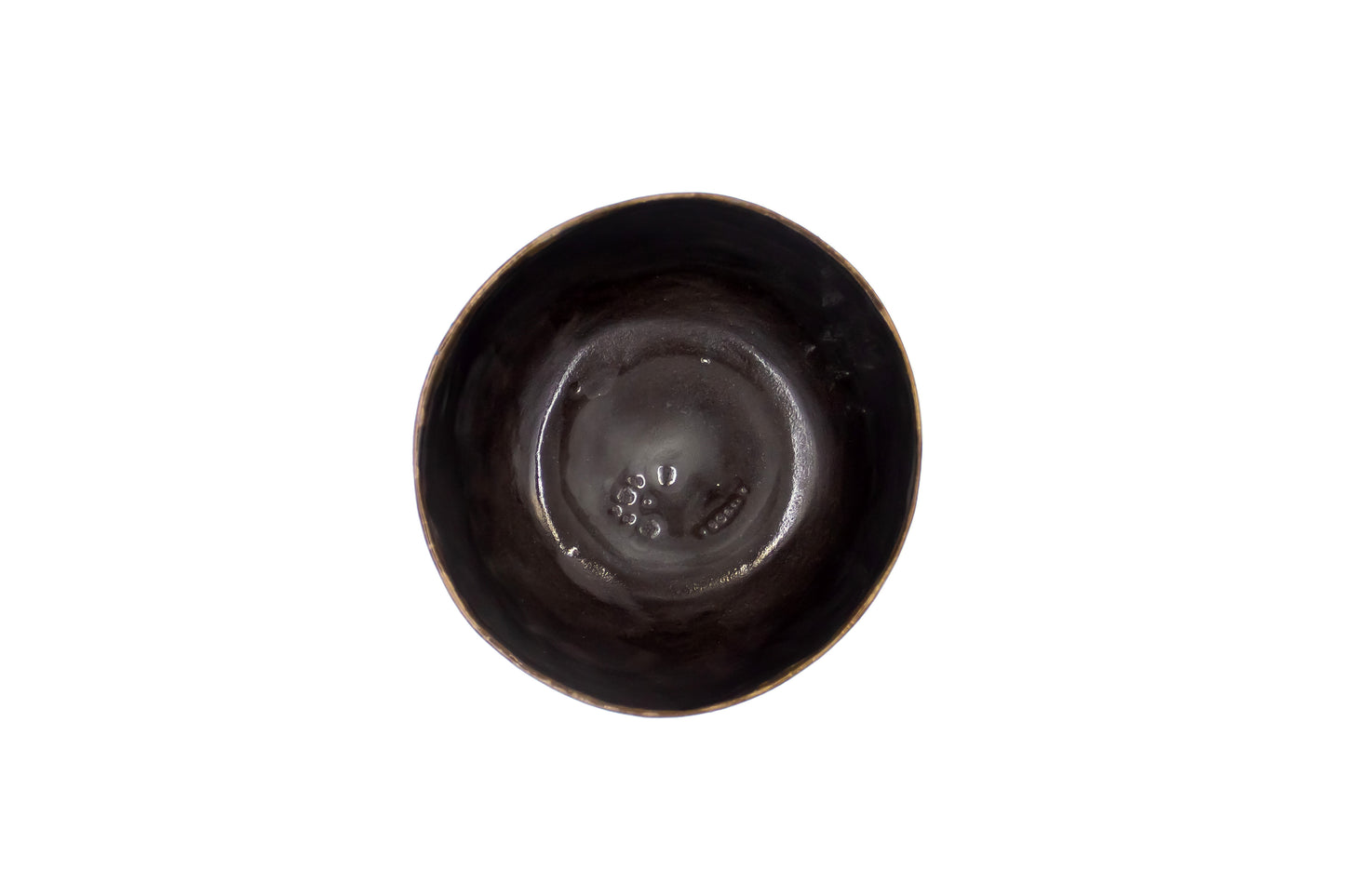 Miska ceramiczna w kolorze czarno-granatowym