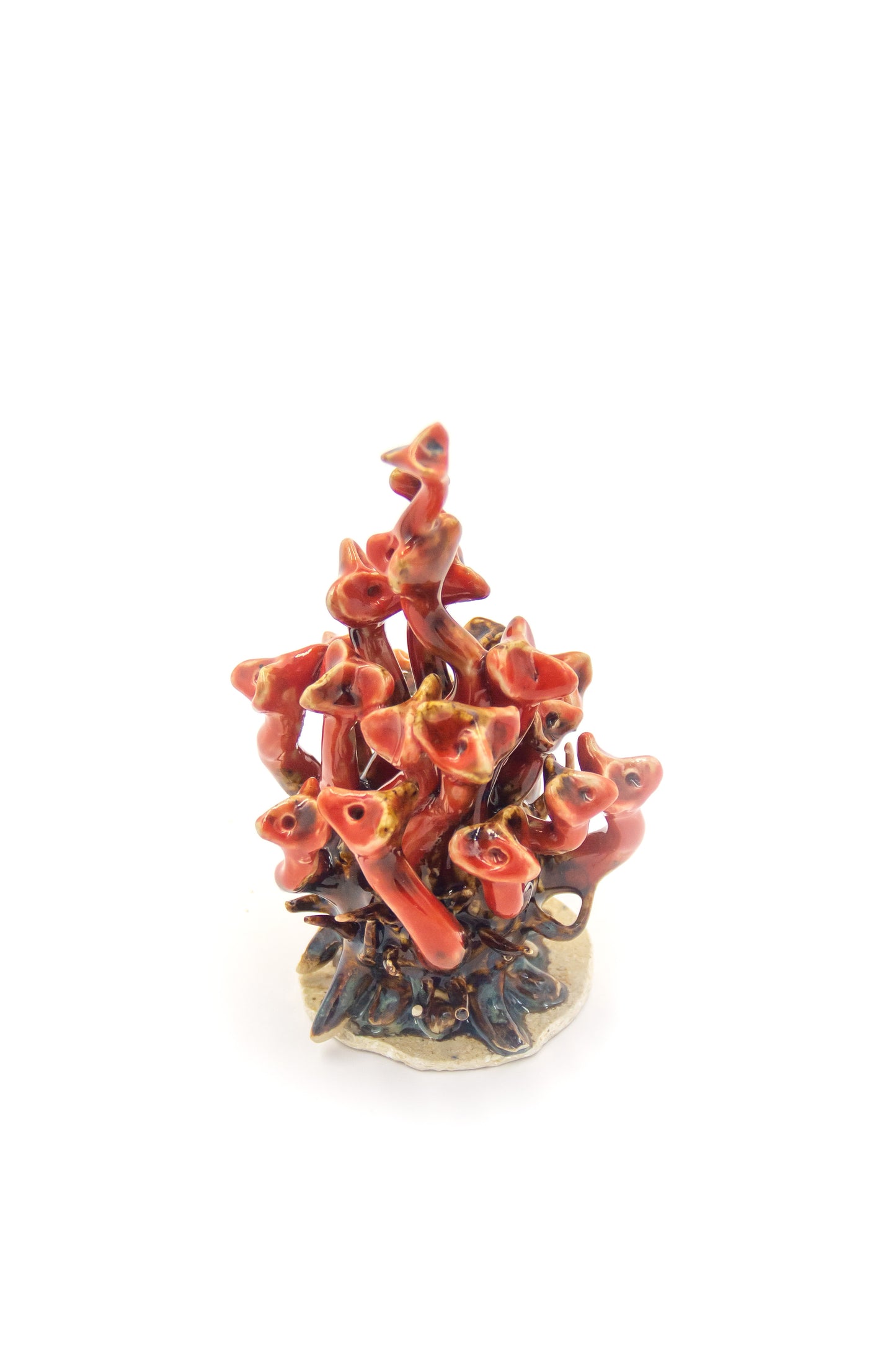 Werling pierworodny ceramiczny w kolorze czerwono-brązowym