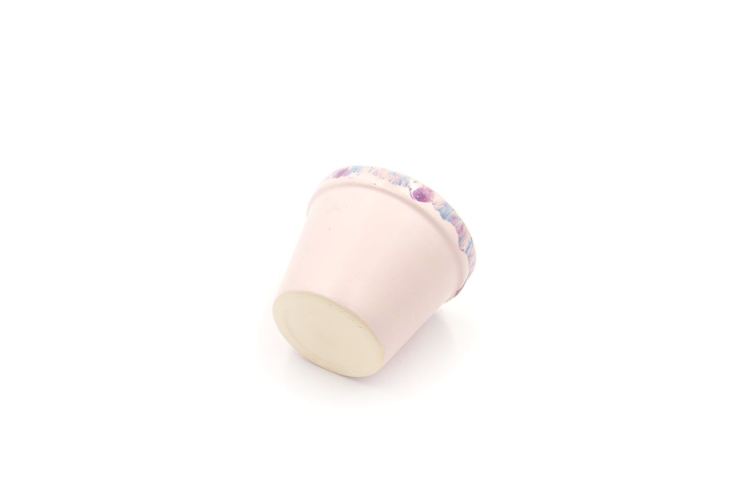Mała osłonka ceramiczna w kolorze różowym