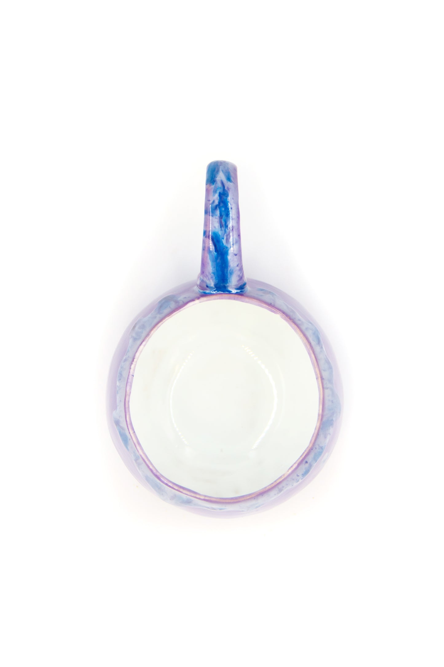 Kubek ceramiczny w kolorze fioletowym