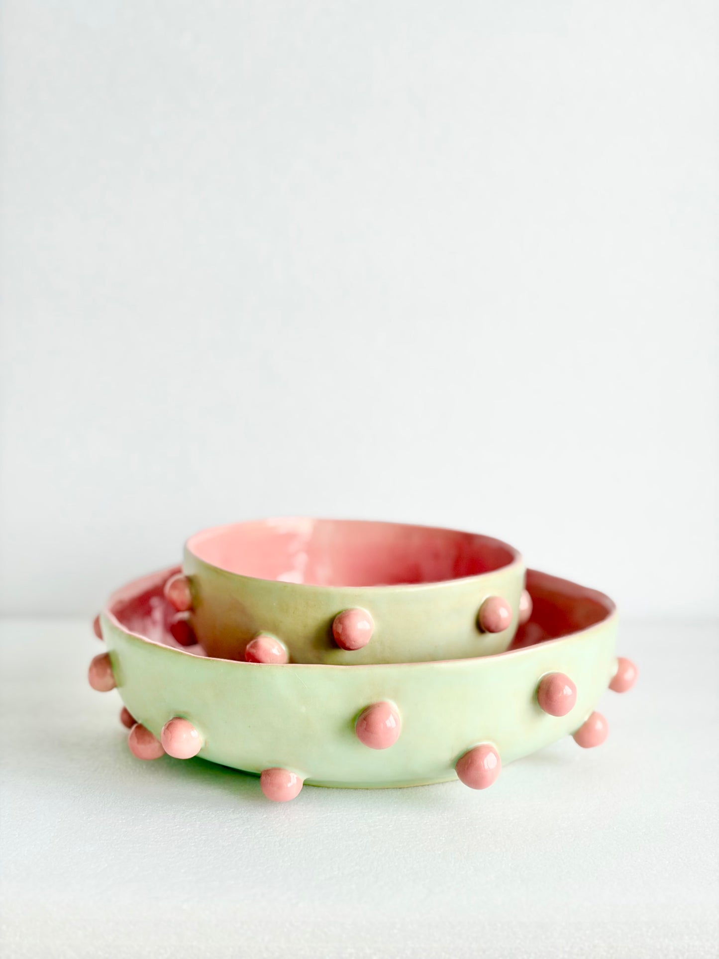 Miska ceramiczna z kulkami