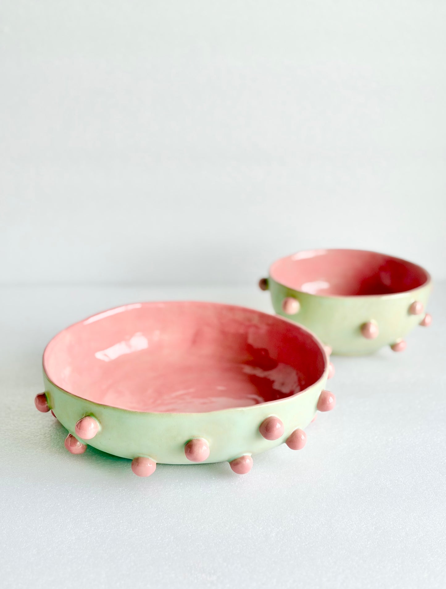 Miska ceramiczna z kulkami