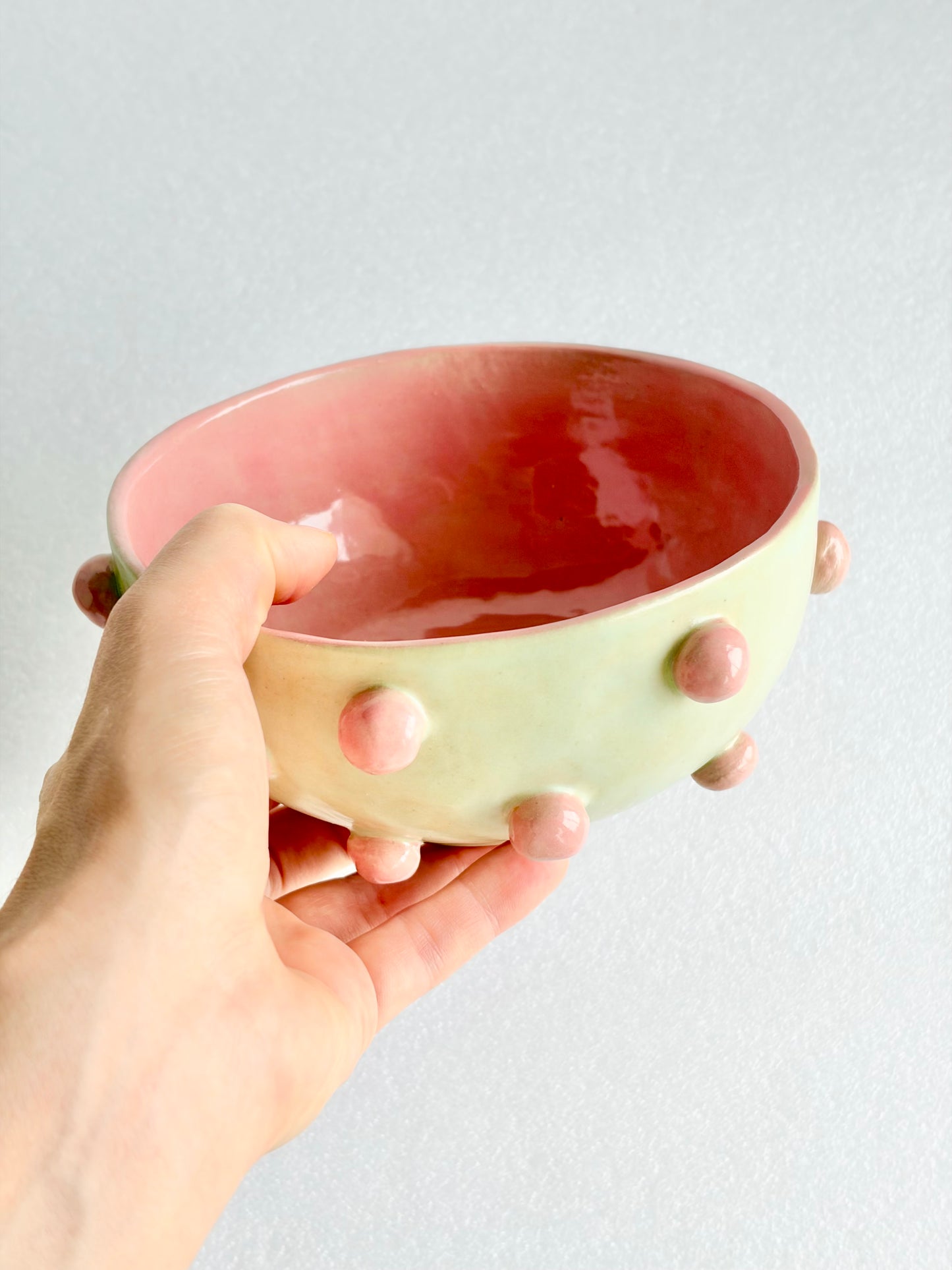 Miska ceramiczna z kulkami