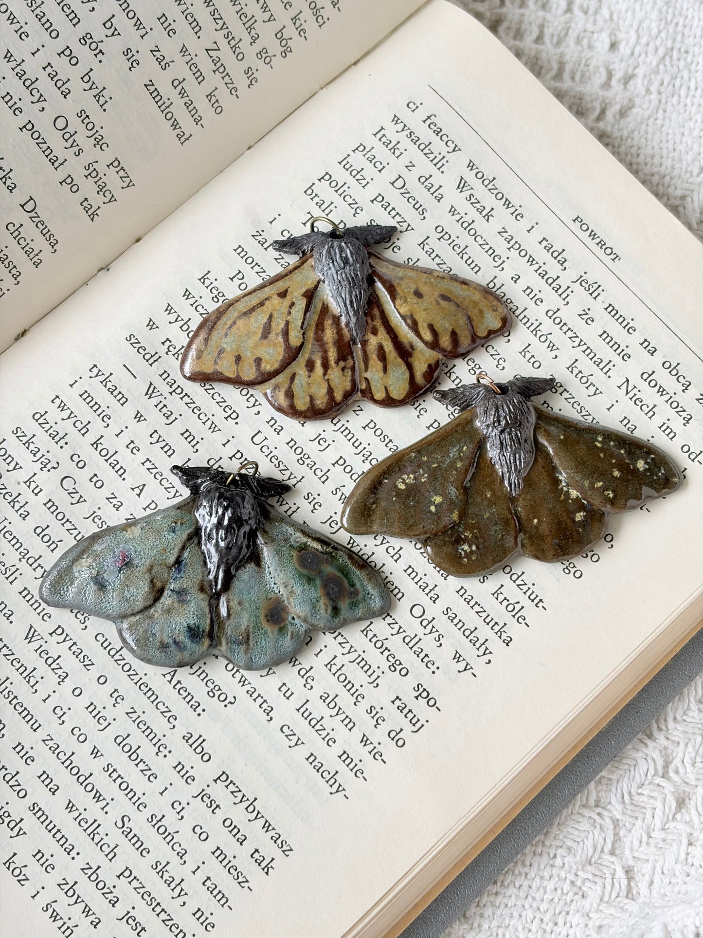 Un pendentif en forme de papillon