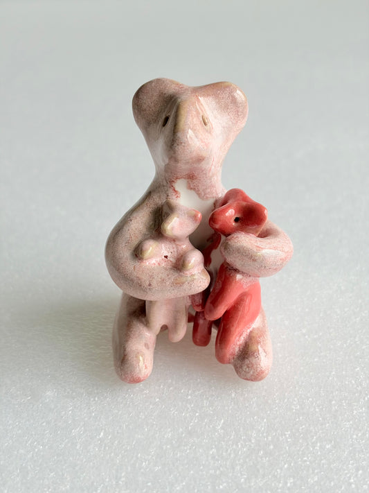 Rodzina werlingów, rzeźba ceramiczna
