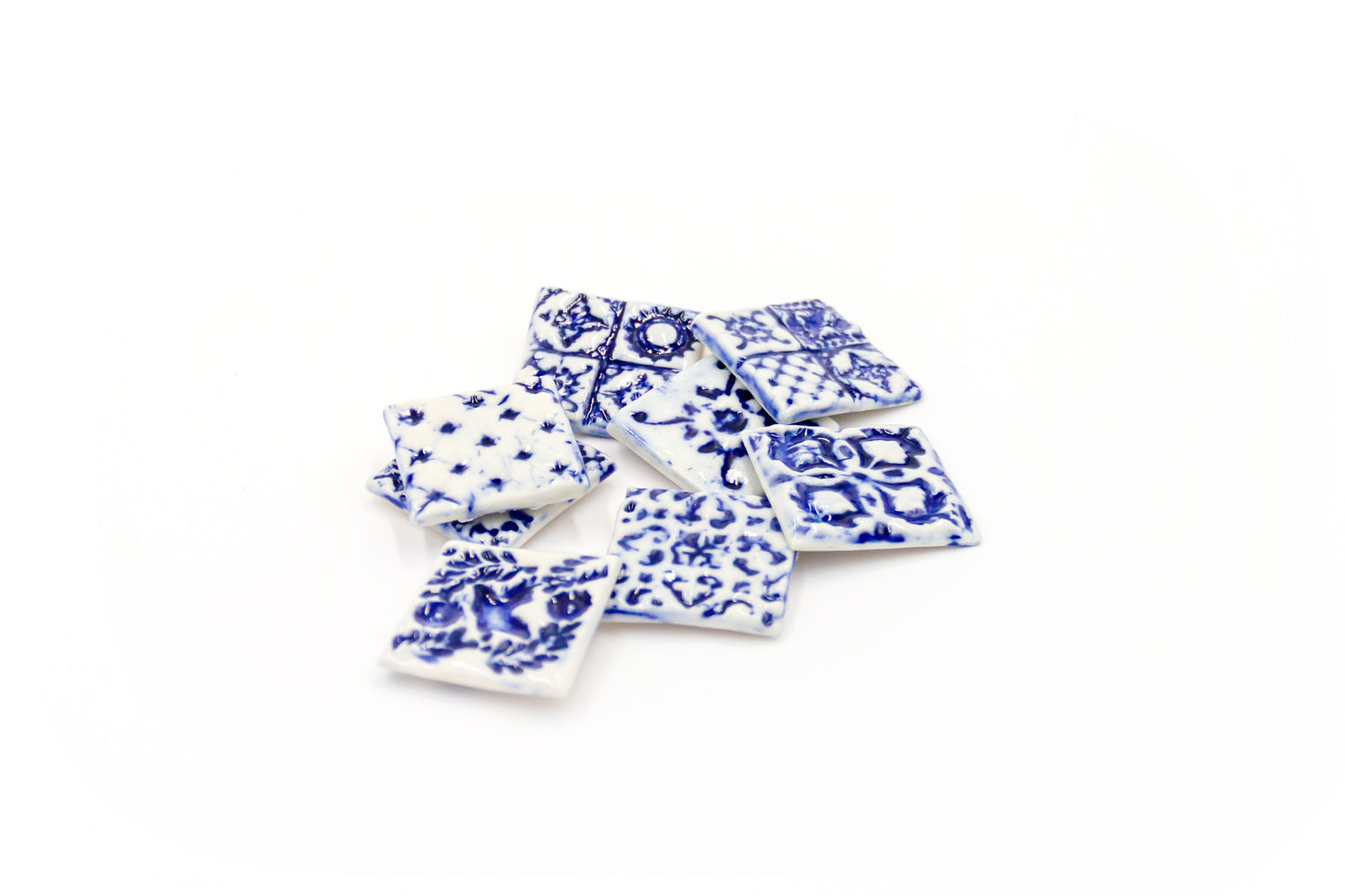 Kafelki magnesy porcelanowe w stylu azulejos