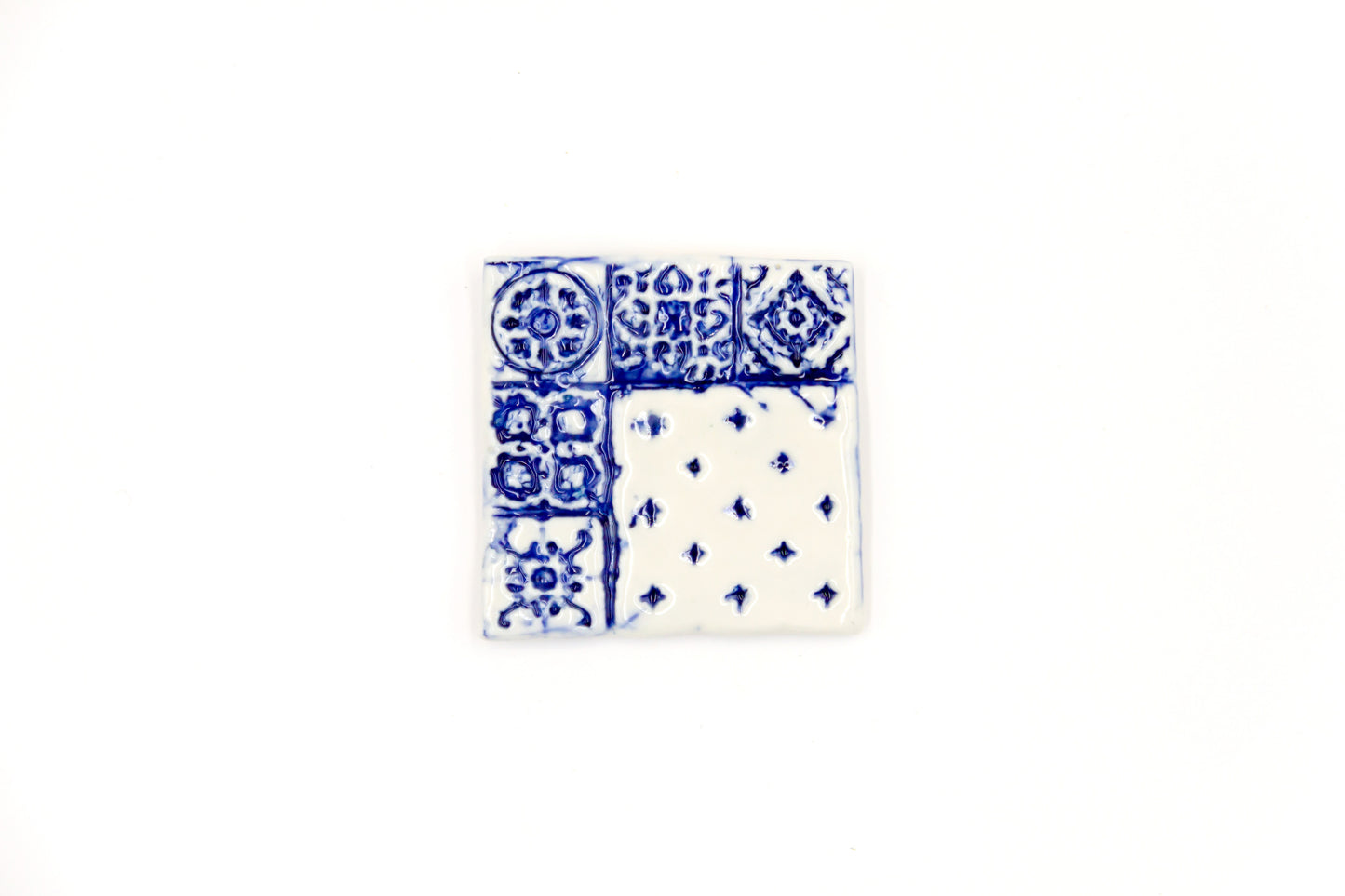Kafelki porcelanowe w stylu azulejos
