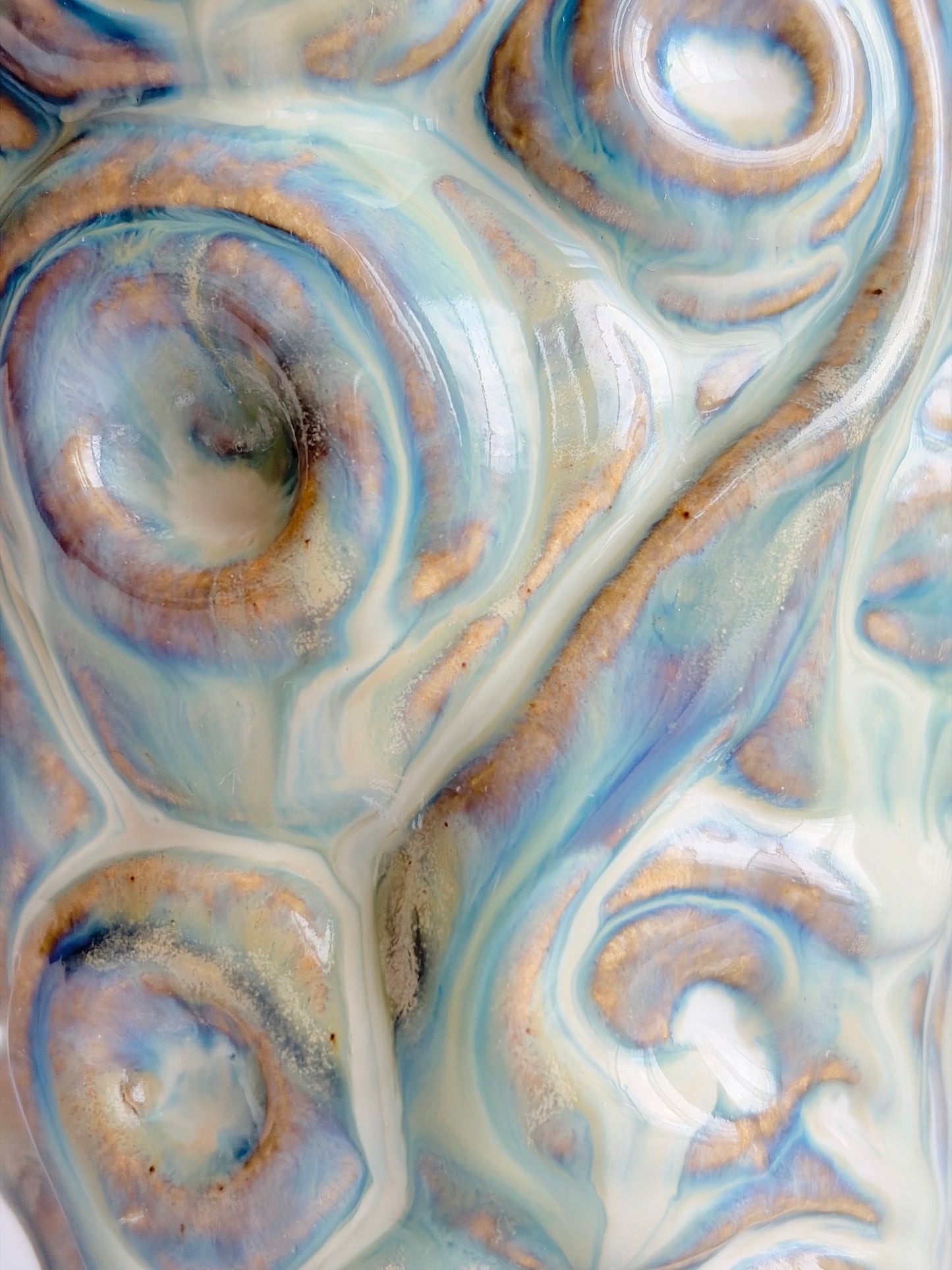 Kubek ceramiczny „Twist” turkusowo-zielony