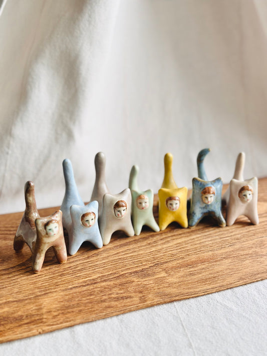 Figurka ceramiczna kotek Habubu