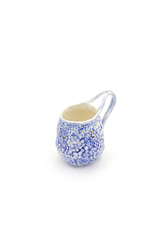 Mug en porcelaine "Rafflesio", bleu marine avec placage or