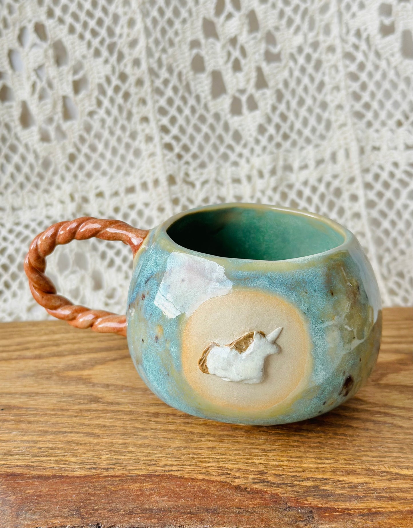 Kubek z jednorożcem