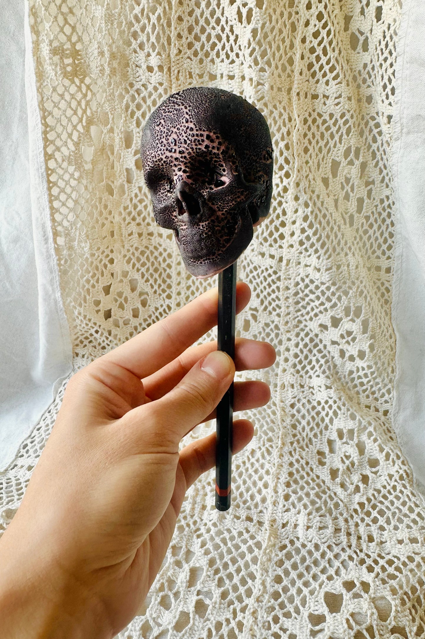 Mini crâne en céramique