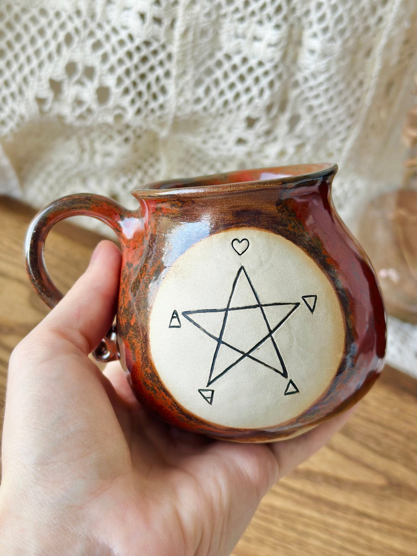 Mug en porcelaine avec werlings