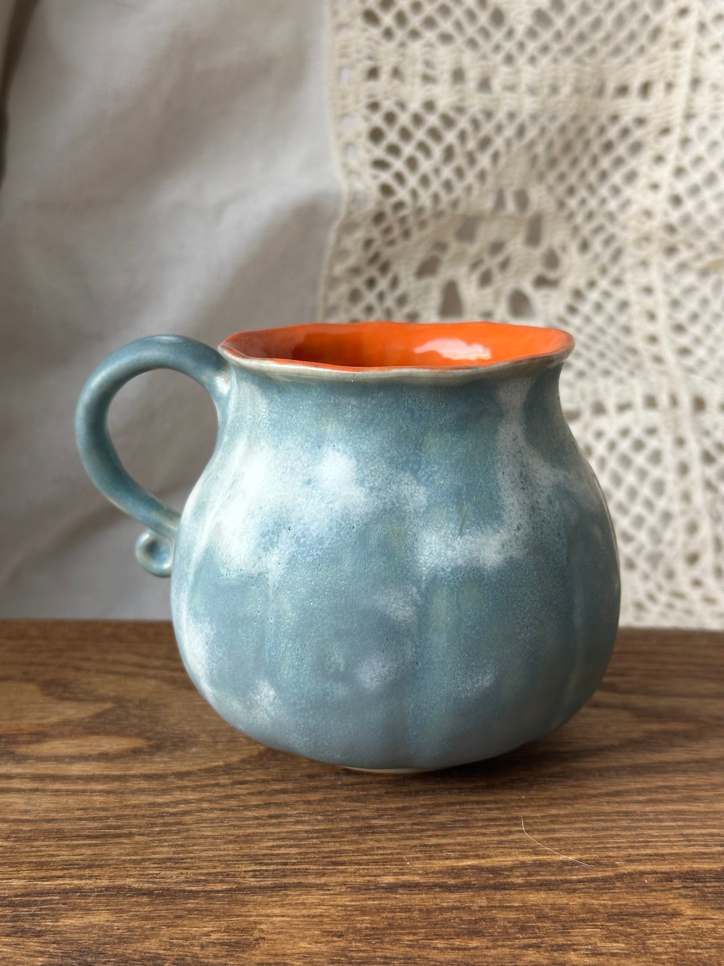 Kubek ceramiczny dynia