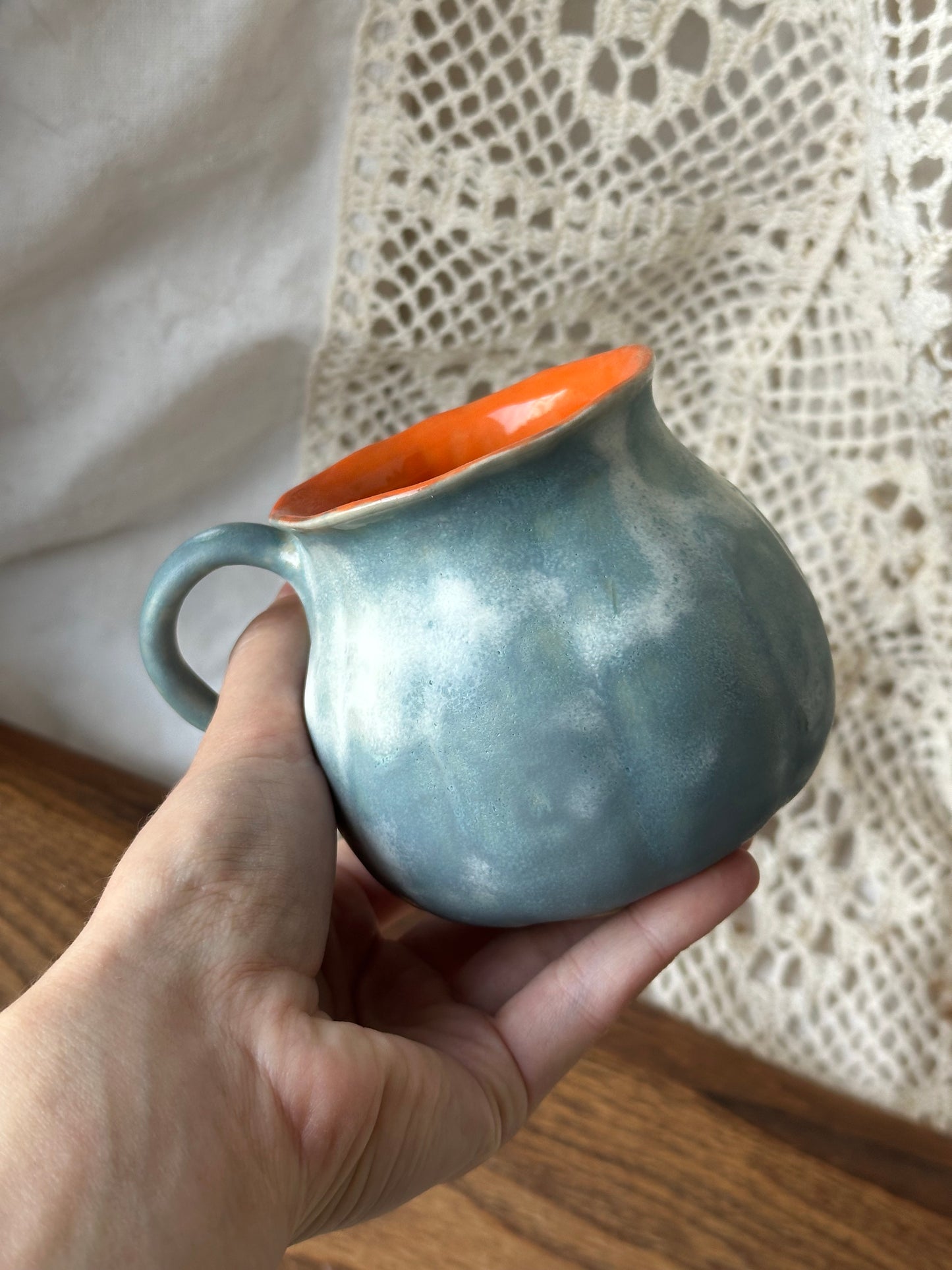 Kubek ceramiczny dynia