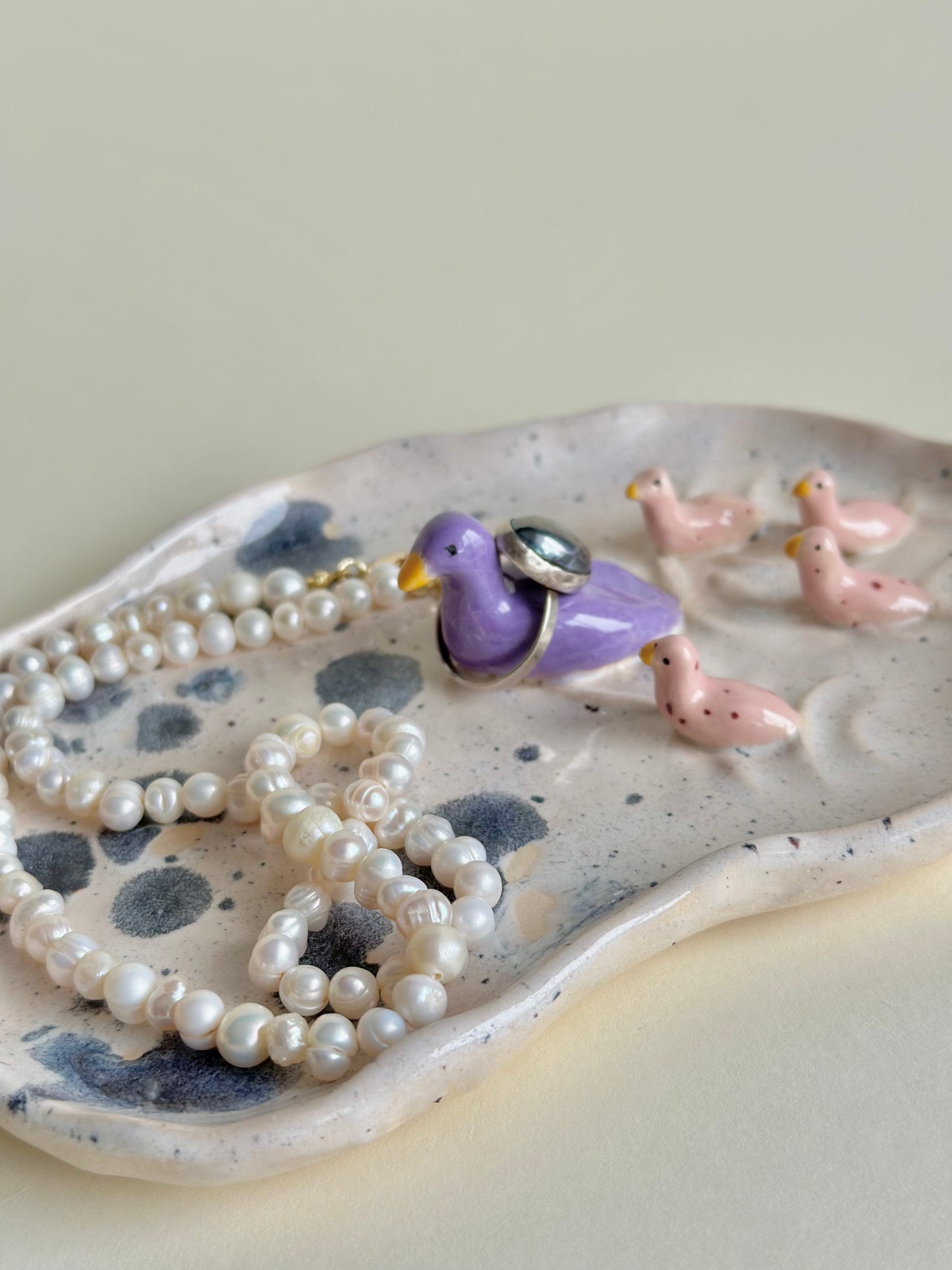 Podstawka na biżuterię z kaczką