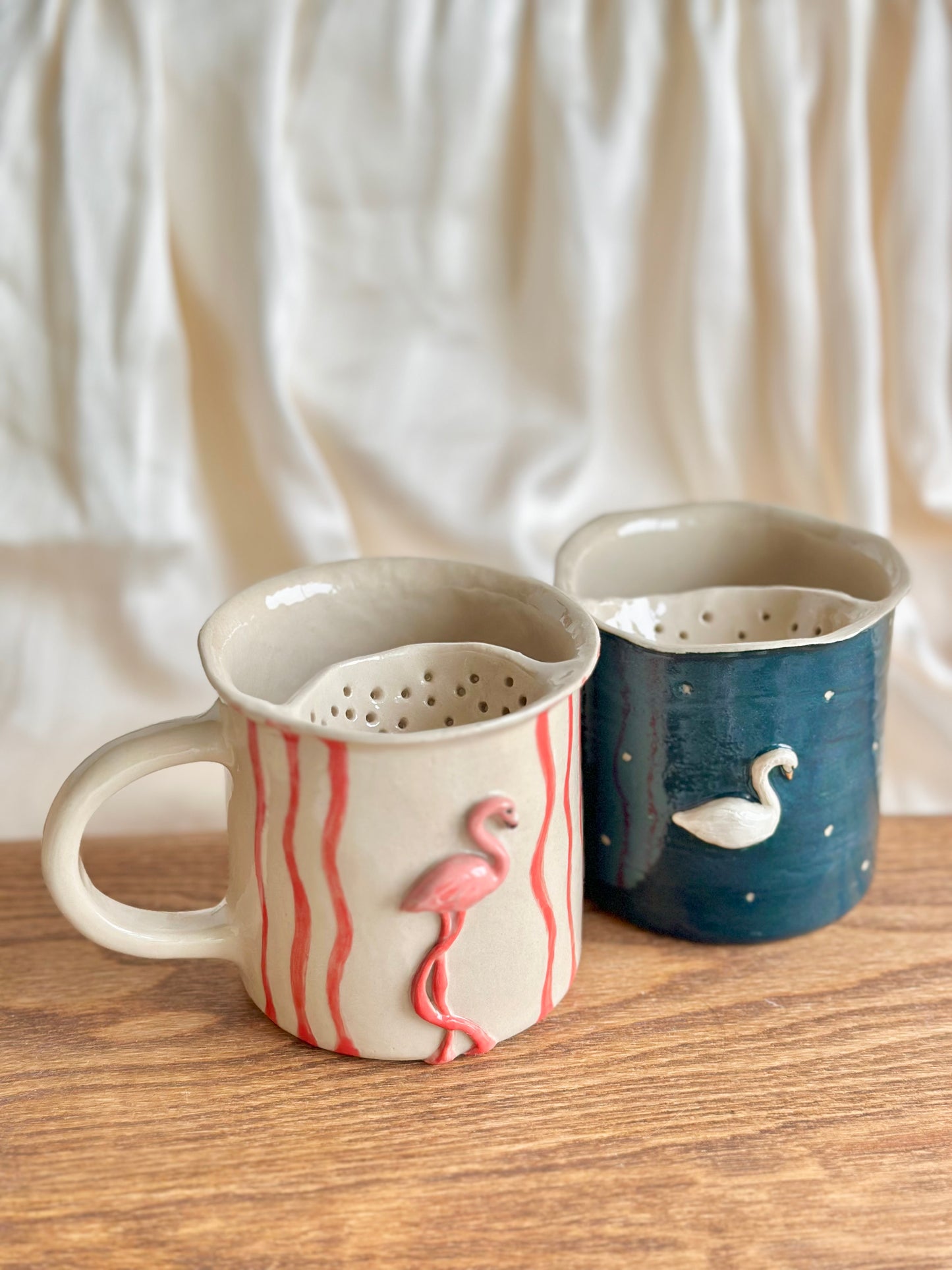 Mug en porcelaine plaqué or