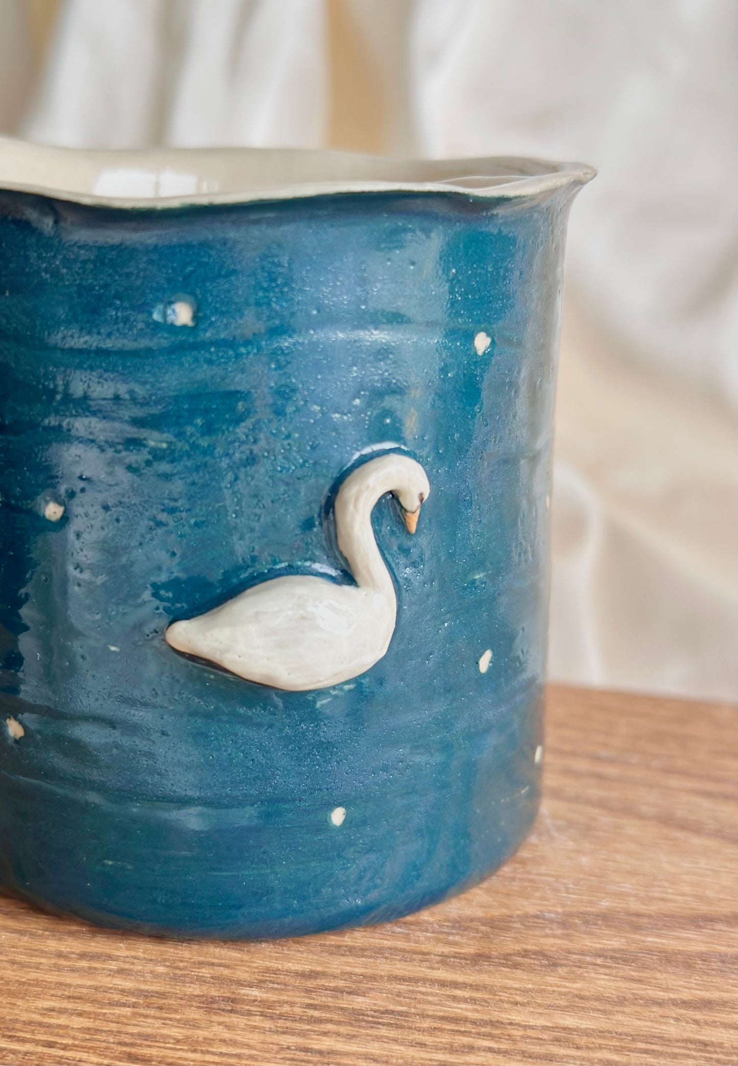 Mug en porcelaine plaqué or