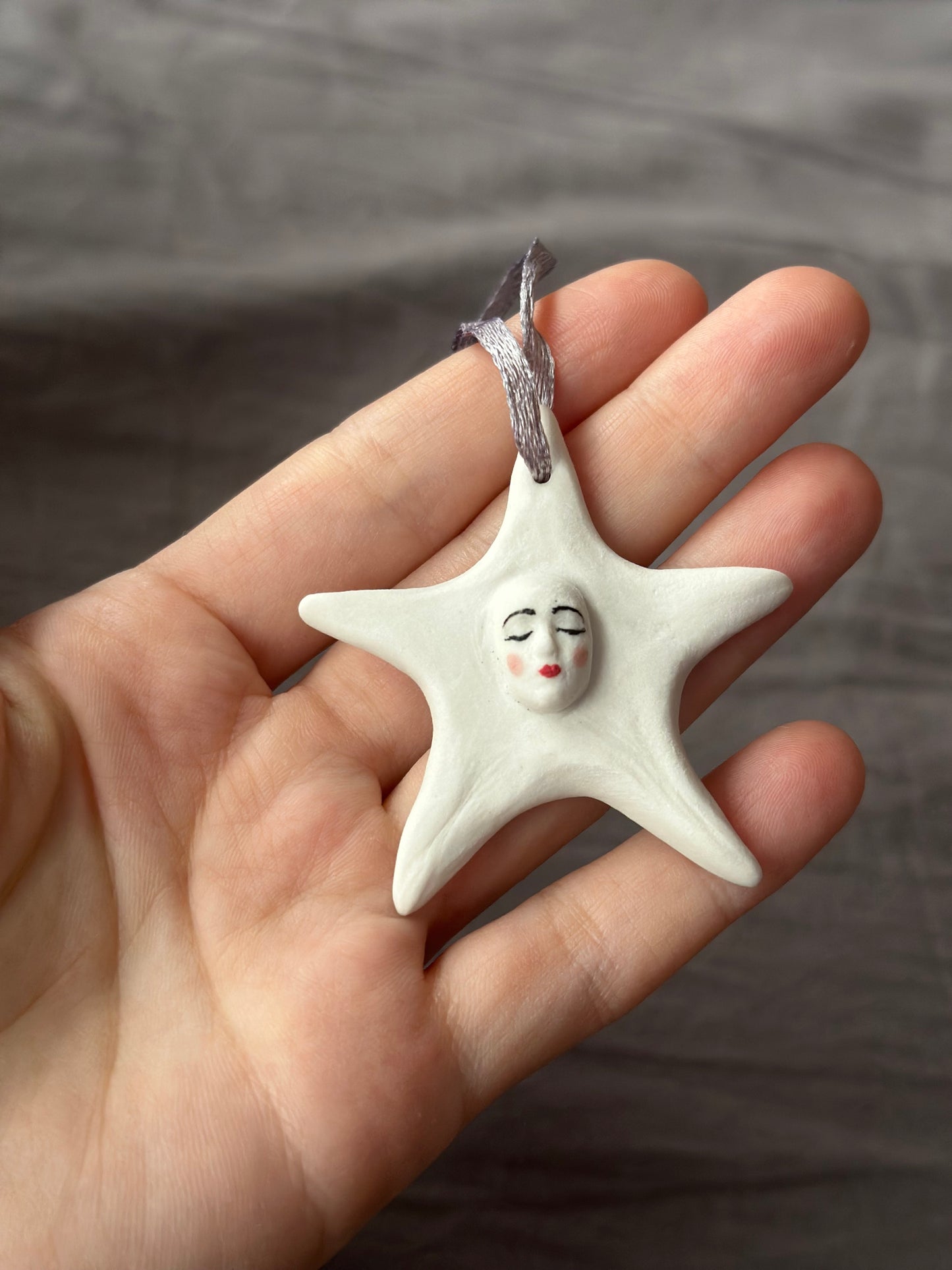 Pendentif en céramique, décoration de sapin de Noël, motifs variés