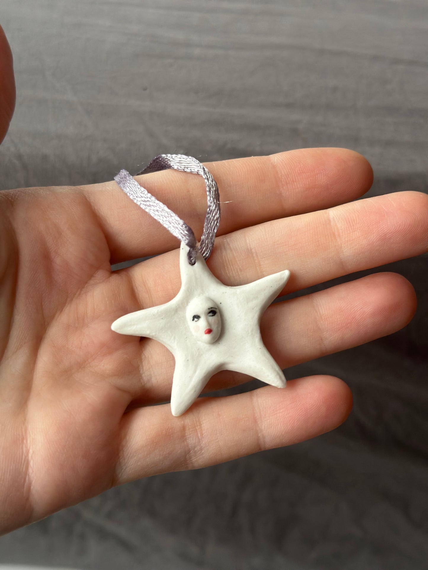 Pendentif en céramique, décoration de sapin de Noël, motifs variés