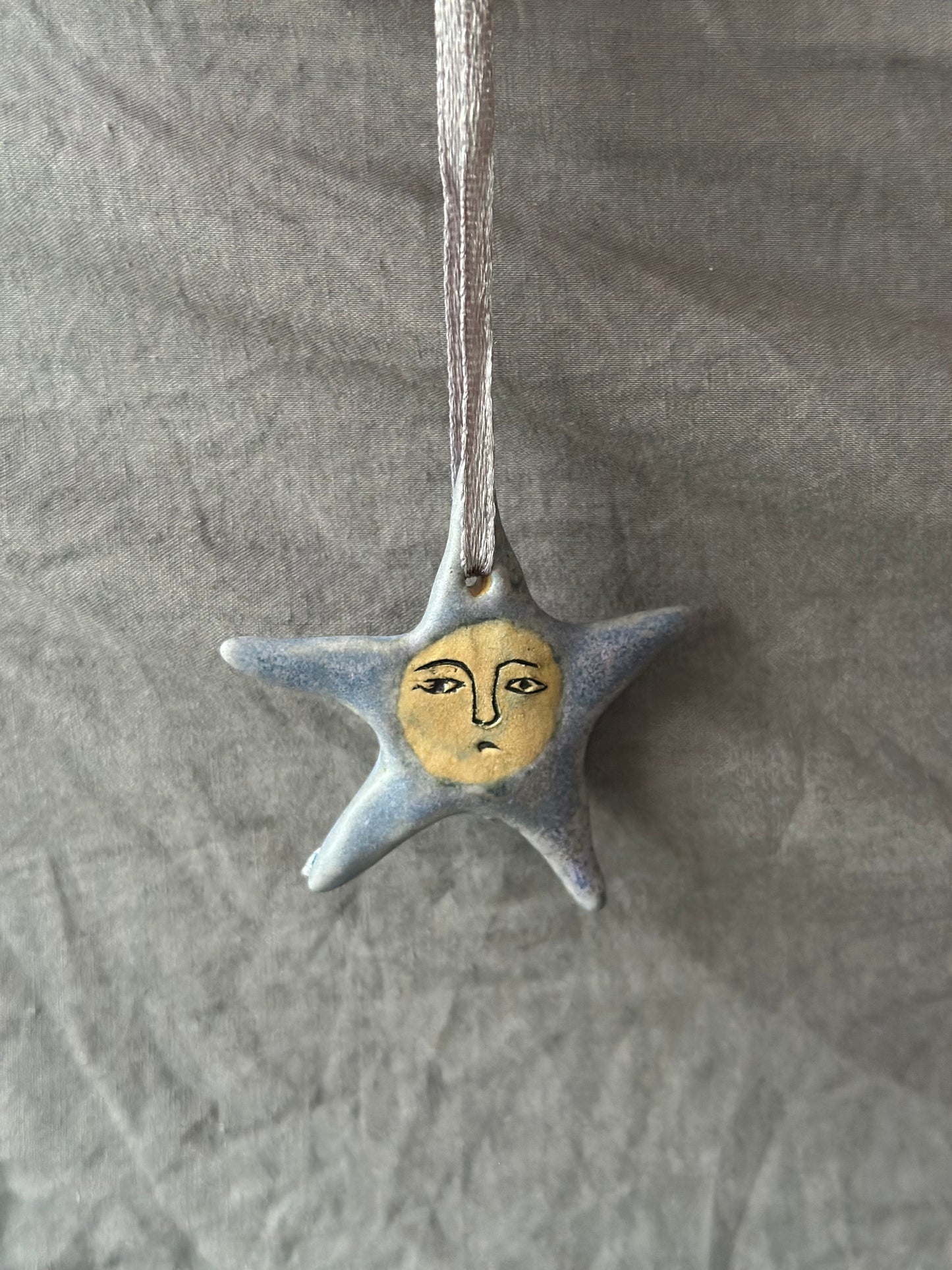 Pendentif en céramique, décoration de sapin de Noël, motifs variés