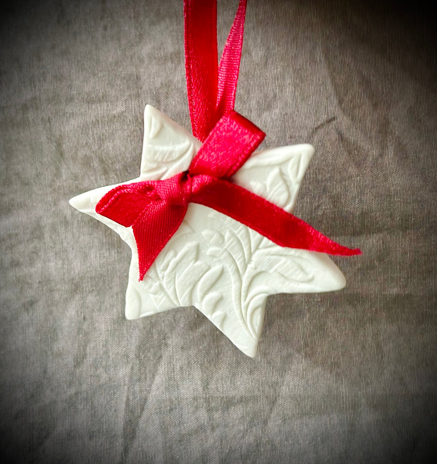 Pendentif en céramique, décoration de sapin de Noël, motifs variés