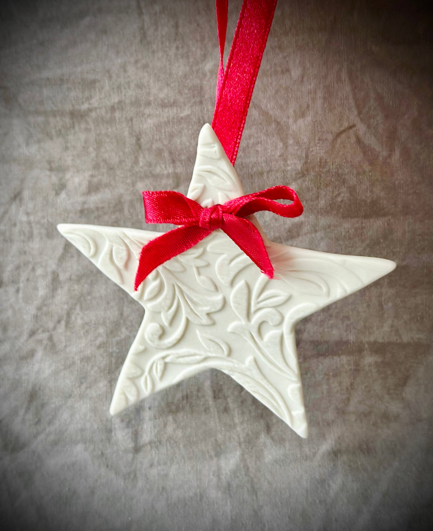 Pendentif en céramique, décoration de sapin de Noël, motifs variés