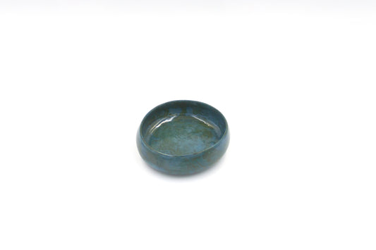 Miska ceramiczna w zielono-niebieskim kolorze